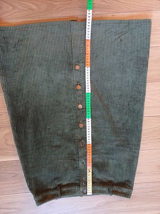 Fusta velur kaki Comptoir des cotonniers