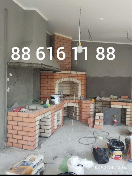 Летняя кухня камин очаг барбекю тандыр