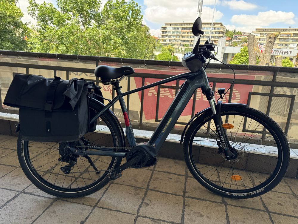 велосипед stilus e-touring, централен двигател bosch