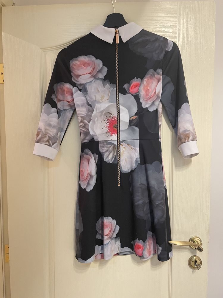 Ted Baker, XS, рокля с 3/4 ръкави