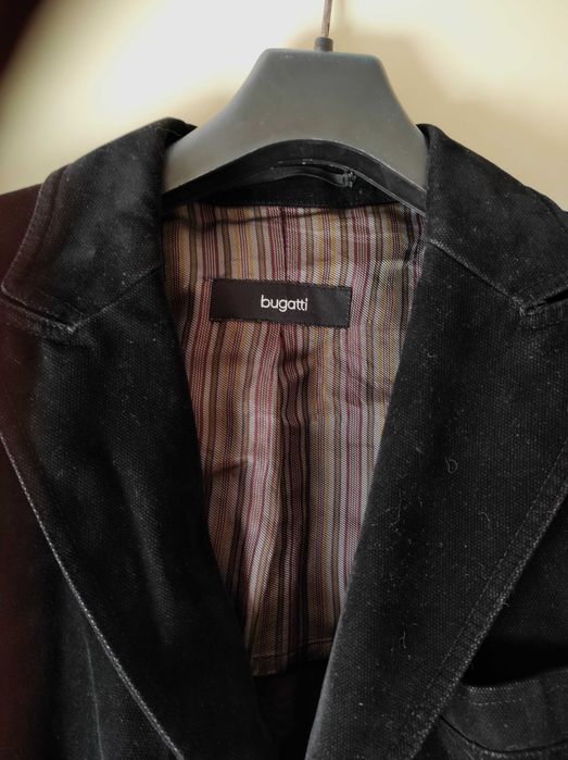 Мъжко марково манто/палто BUGATTI, памук, р-р 48, Германия
