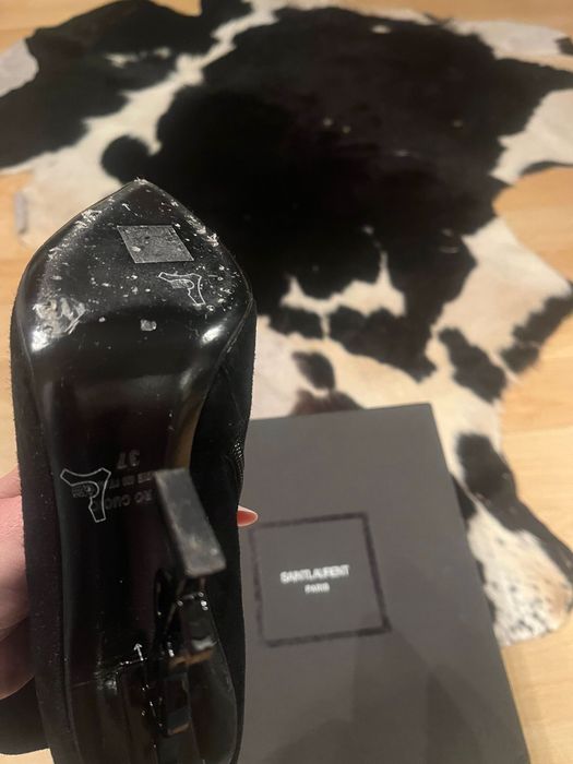 Botine YSL piele intoarsa marimea 37