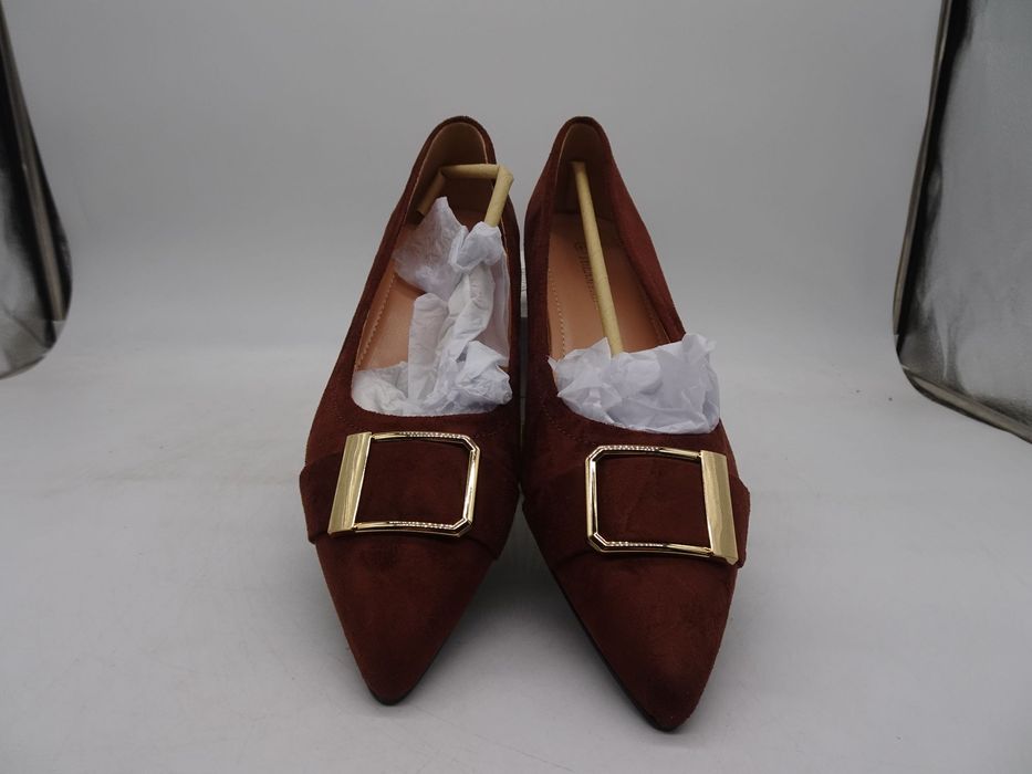 Pantofi cu talpa joasa, dama, maro, Dream Pairs, Maro Marimea 41