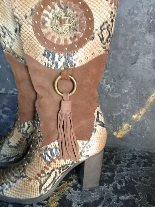 Женские Сапоги 40 размер Кожа