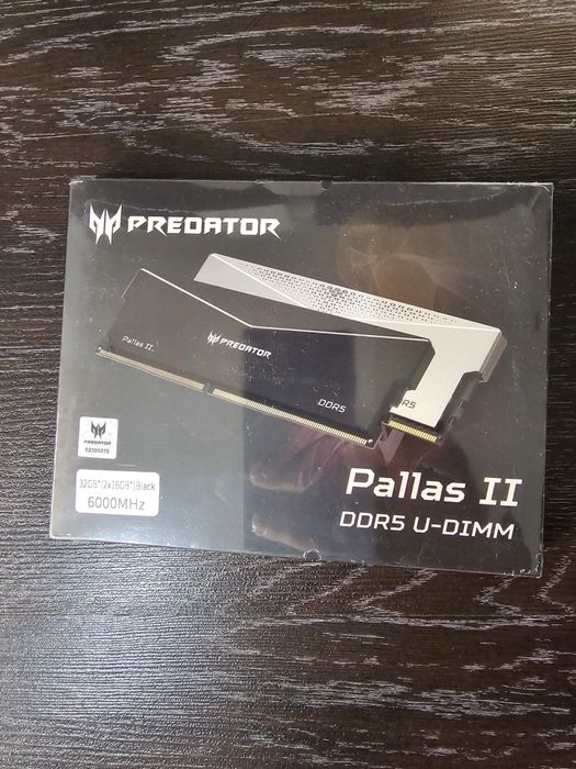 Predator Pallas II – DDR5 16GB 6000MHz CL36
