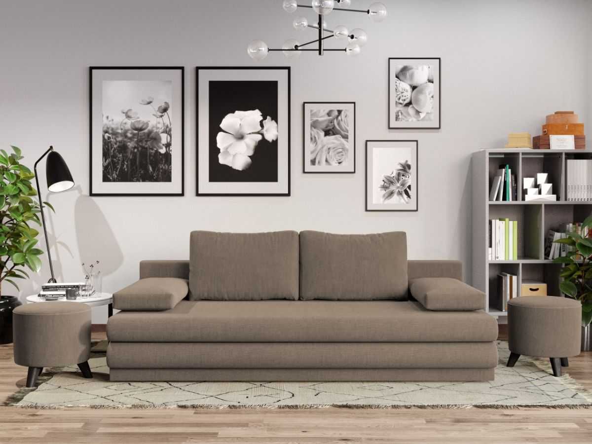 Canapea Extensibila Sensi Cappuccino - Transport Gratuit in 4-10 zile