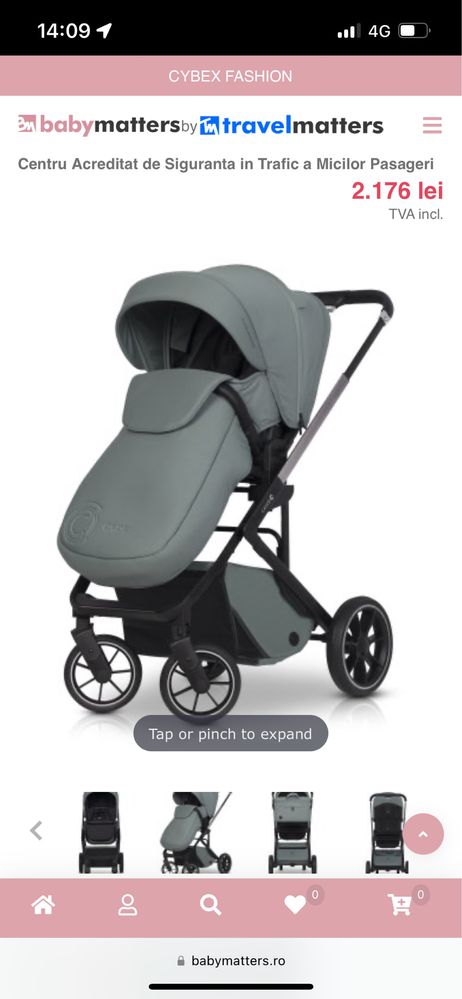 Carucior sport Cavoe Moi+, versatil