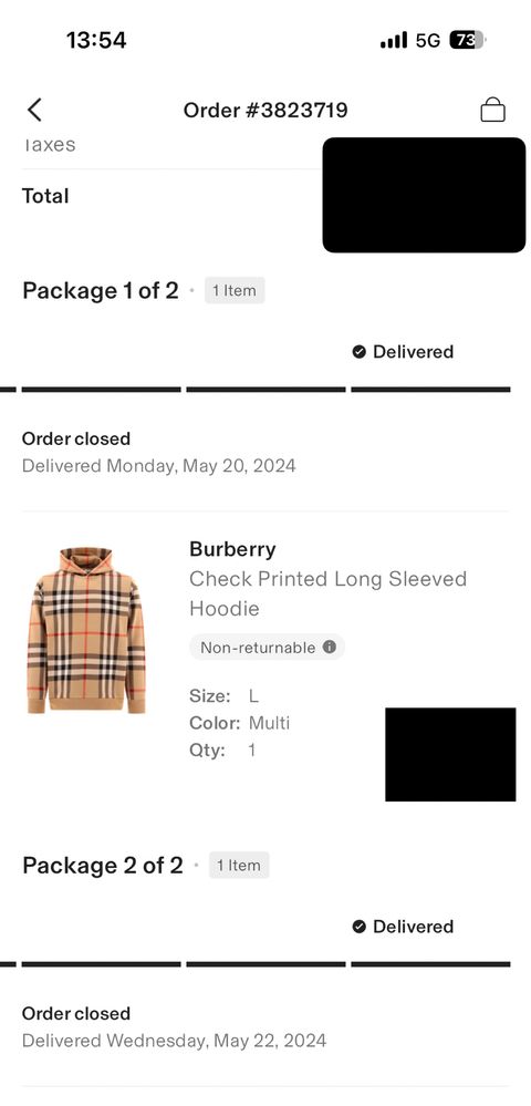Мъжко горнище Burberry - L