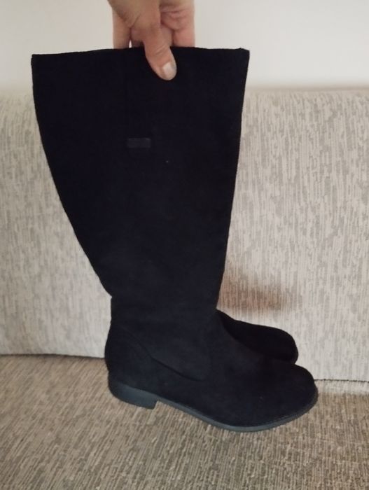 Cizme piele întoarsă eco 37