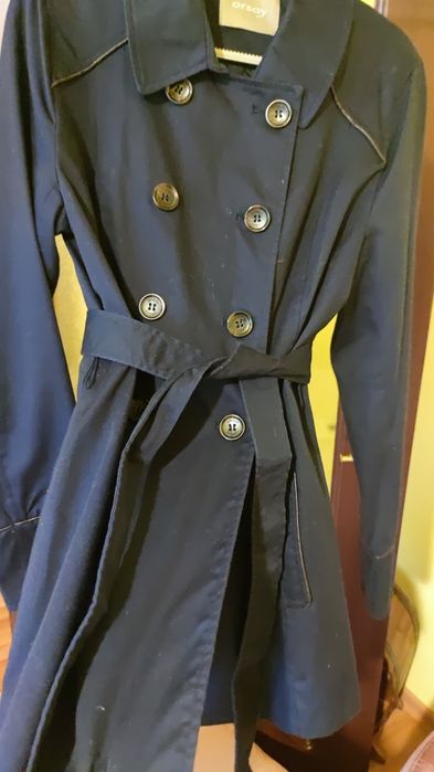 Trenci dama bleumarin