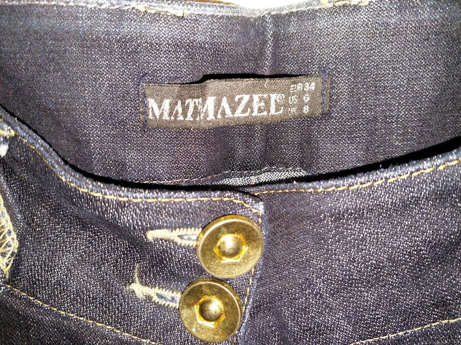 Blugi/jeans Matmazel, mar.34, fir auriu TRANSPORT GRATUIT
