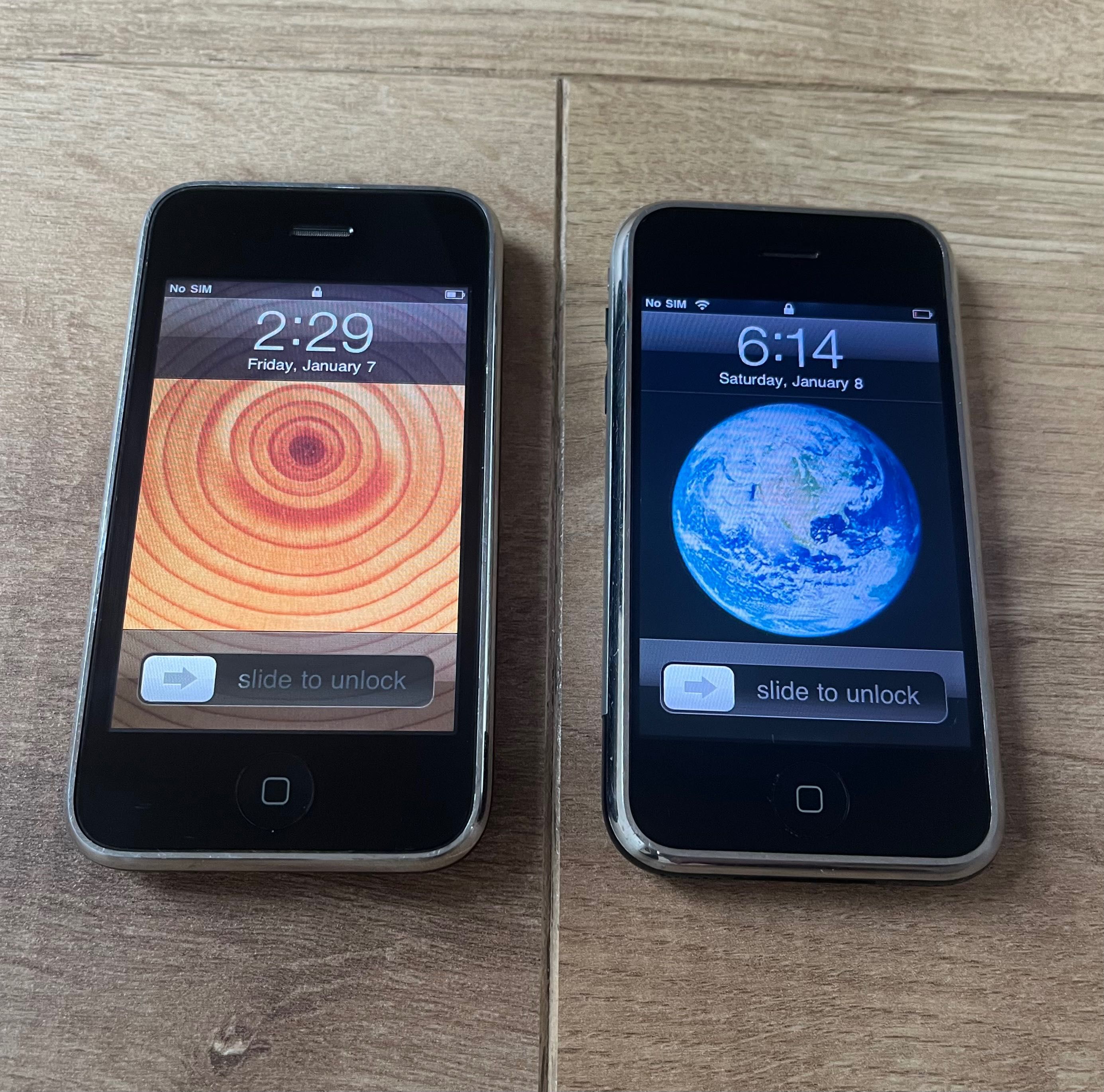 Pachet iPhone 2G + iPhone 3G originale impecabile