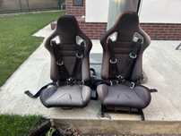 Scaune sport masina + centuri prindere 4 puncte
