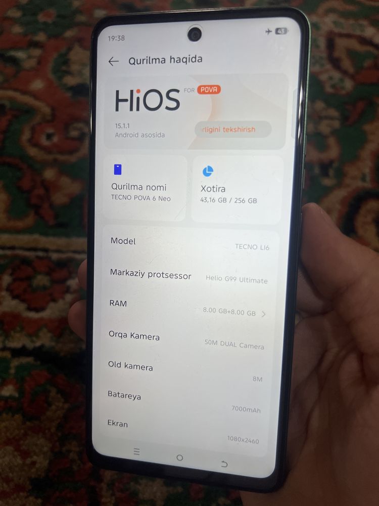 Tecno pova 6 neo