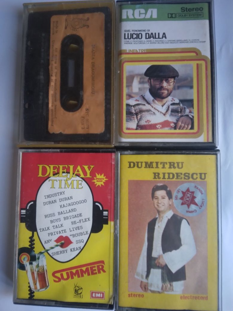 Casete audio muzică populară și ușoară