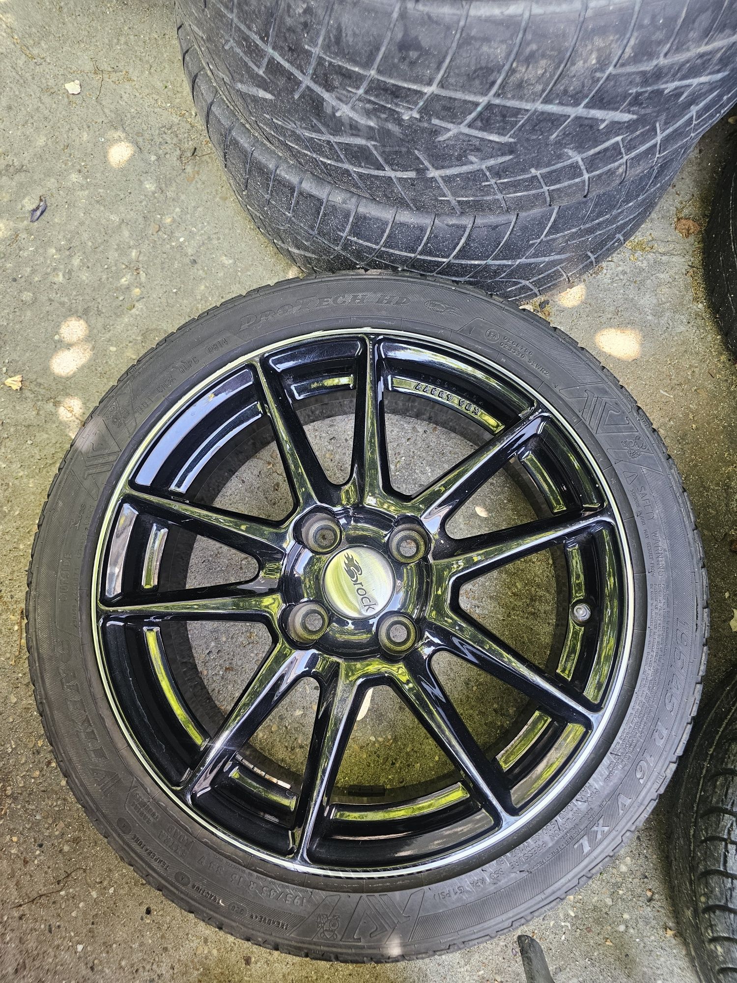 Джанти с гуми  Brock  R16 6.5J 4x108 гуми 195 45 16