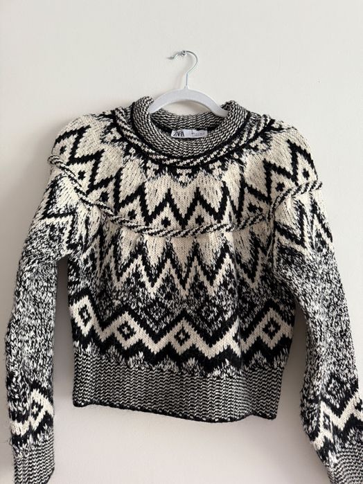 pulover cald, lana ZARA