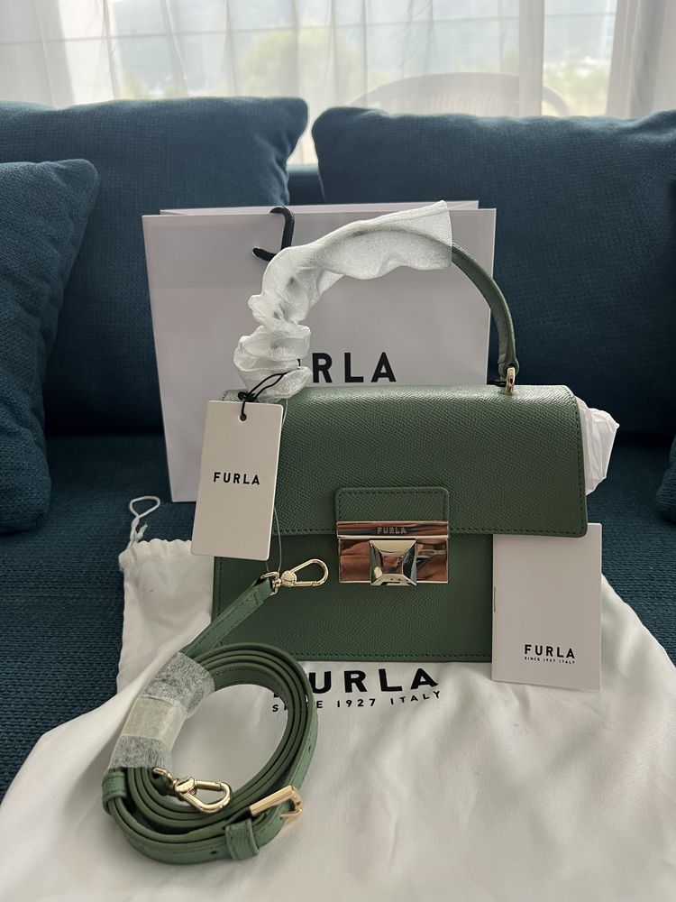 FURLA Venere Tino Top Handle Crossbody Bag.100%оригинал!Налична отново