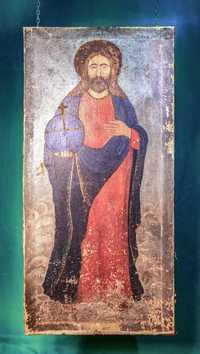 IESUS, SALVATOR MUNDI– Icoană pictată veche (sec.XVIII)