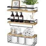 Set 3 polite decorative pentru living, baie sau bucatarie