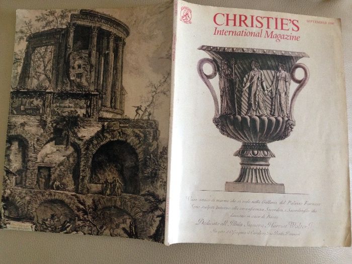 Catalog Licitatie Christies, International Magazine 1990