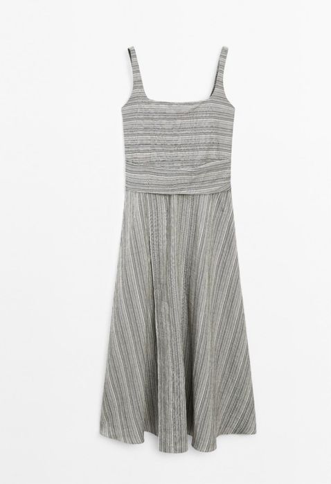 Rochie bumbac Massimo Dutti