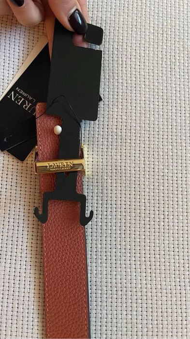 Нов колан с етикет естествена кожа Ralph Lauren