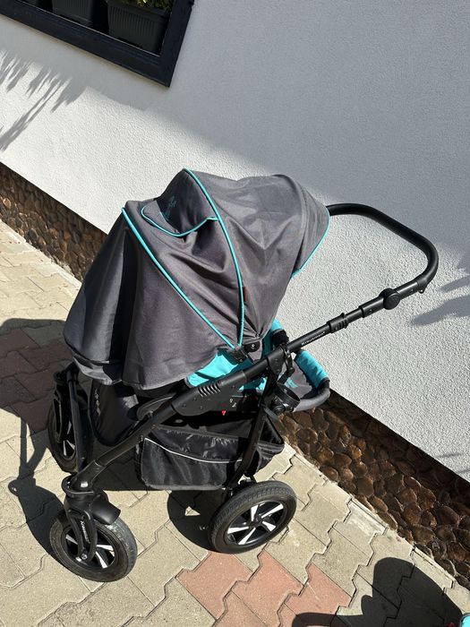 Carucior 3 in 1 Krausman Clasic Turquoise
