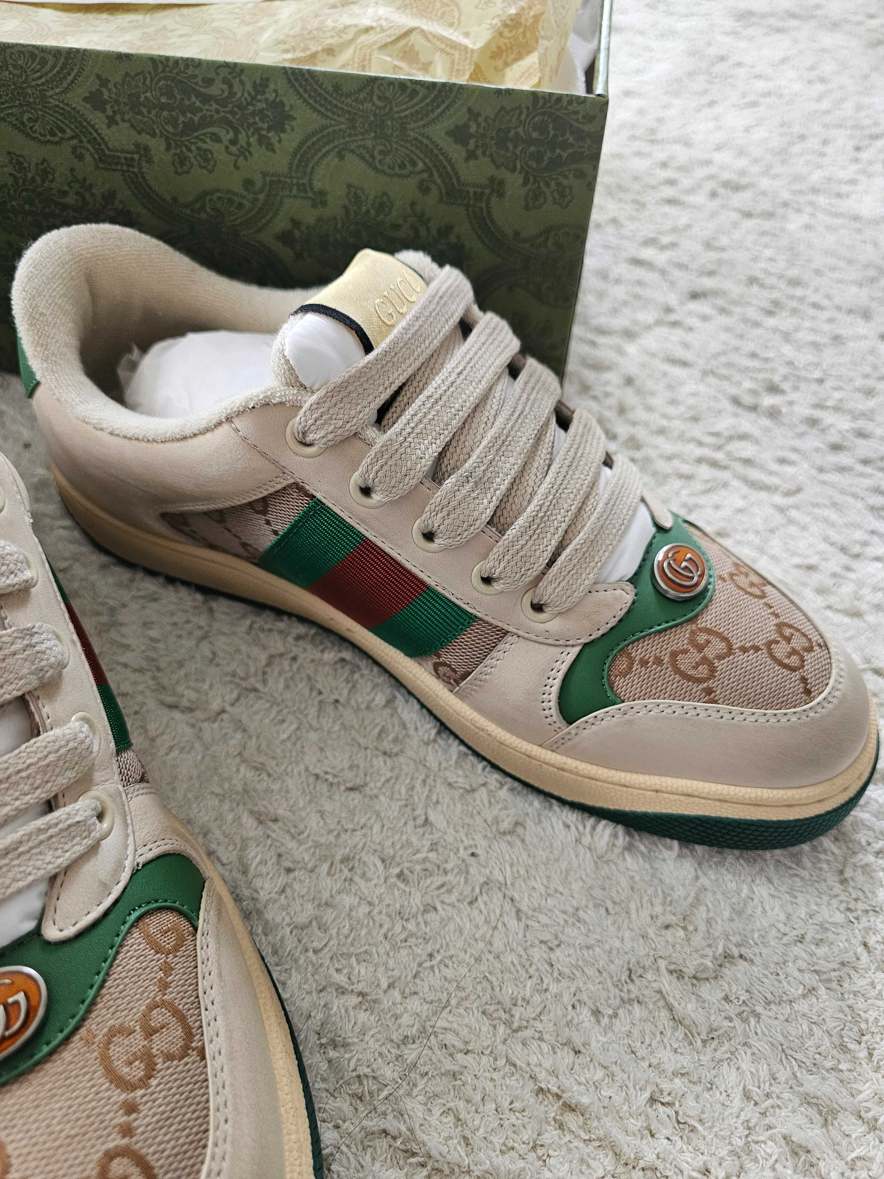 Tenisi Gucci Screener green /marimi 35-45/ Adidasi Unisex