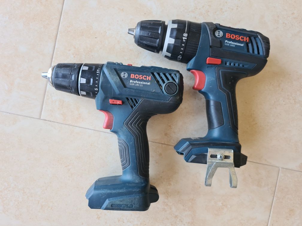 Bosch GSR 18V-21 , GSB 1800 - masina de gaurit si insurubat