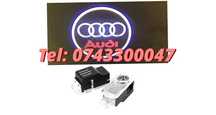 Set Logo Proiectoare Lampi 3d Led Lumini Usi Portiere Audi A  Q