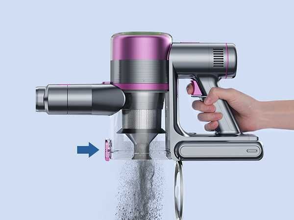 Aspirator vertical fără fir puternic Lubluelu, baterie detașabilă