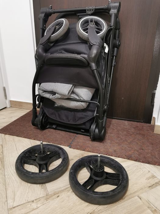 Cărucior copii sport reversibil pliabil Kinderkraft Vesto Grey