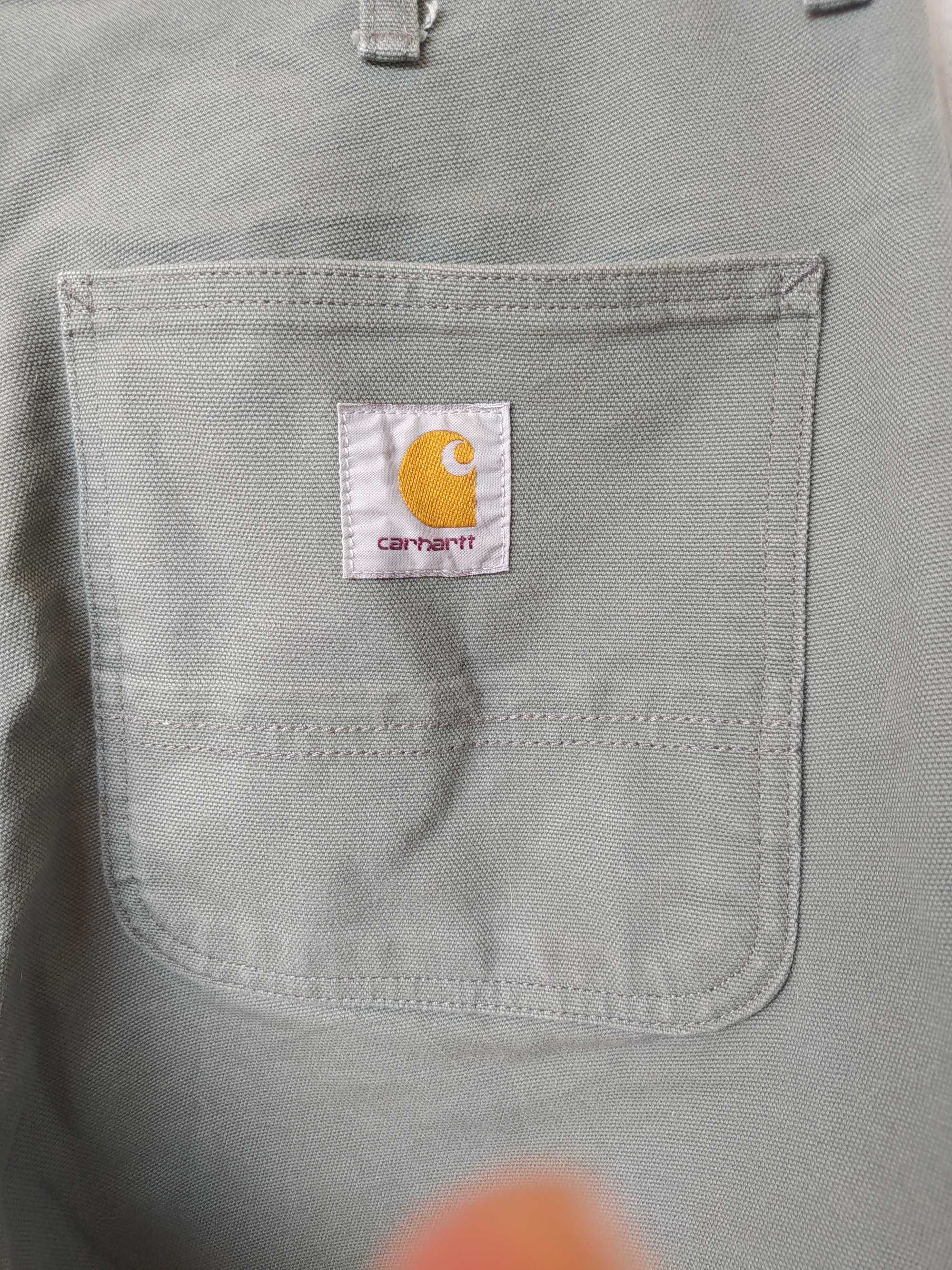 Carhartt simple pant 32 x 32 дълъг панталон сиво/зелен