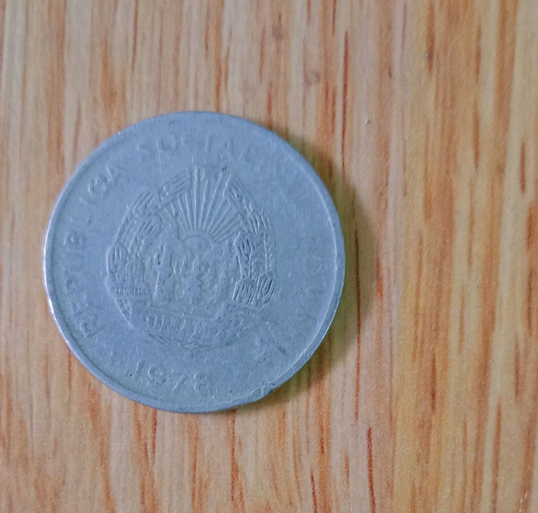 Moneda 5 lei Republica Socialista 1978
