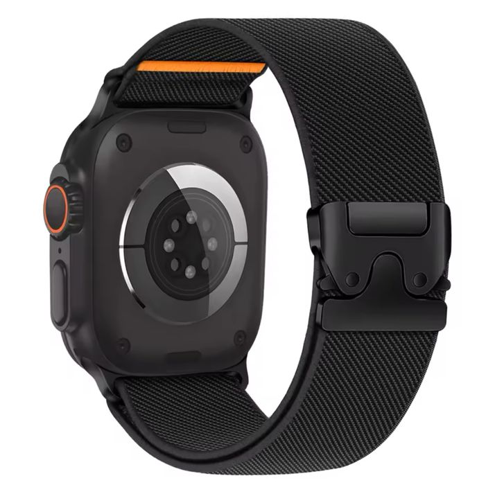 Curea Material Clips Compatibila Ceas Apple Watch Ultra Husa