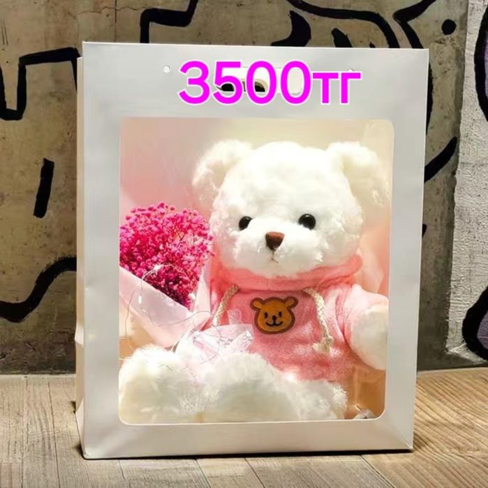 Мягкая игрушка в подарочной упаковке. Подарок