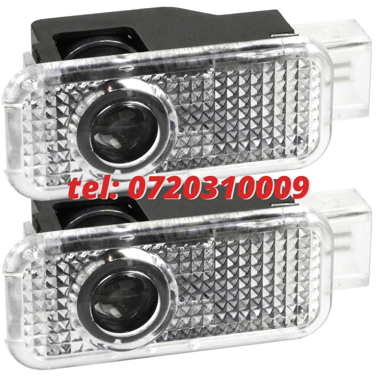 Lumini Usi Audi A1 A3 A4 A5 A6 A7 A8 Q3 Q5 Q7 Logo Proiectoare Dedica