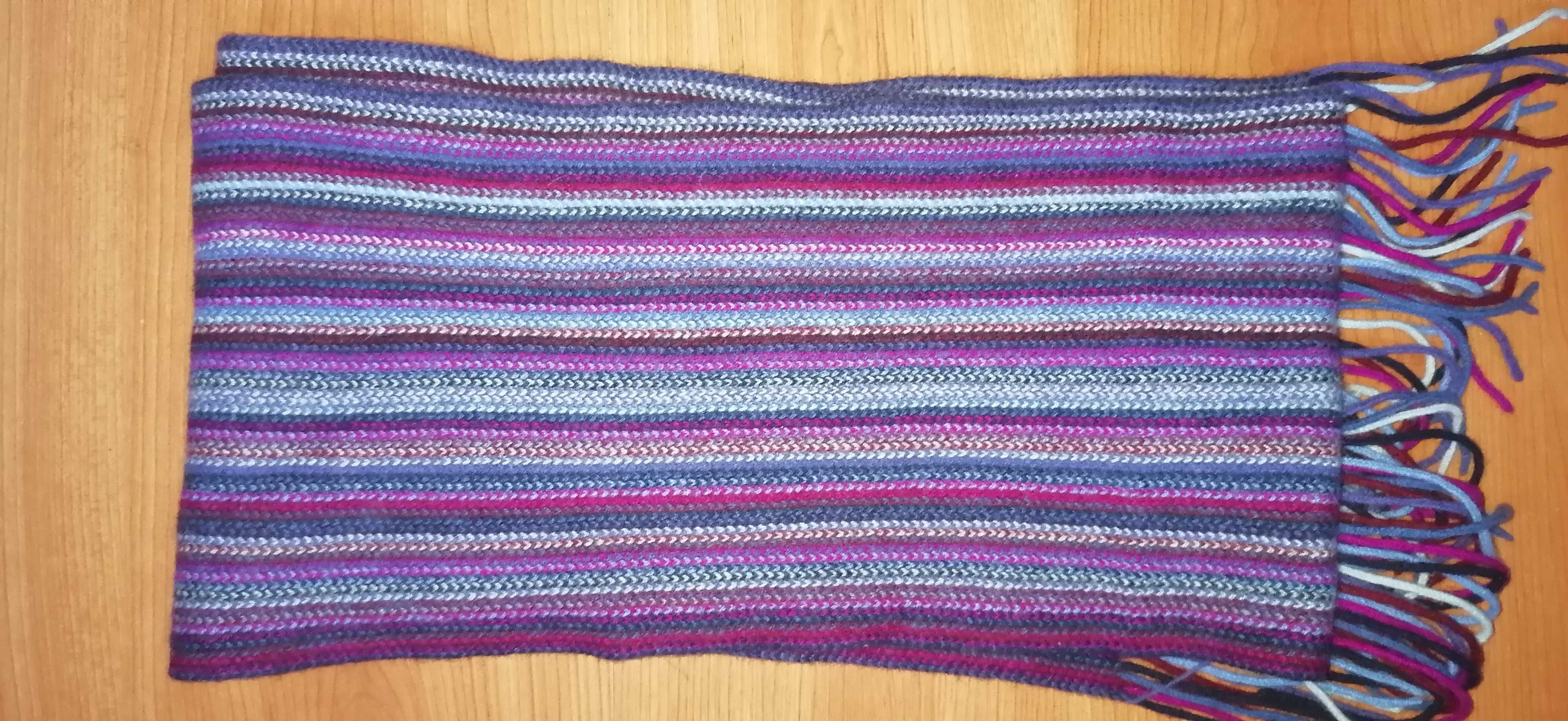 Fular lana 100%, multicolor (made in Scotland)
