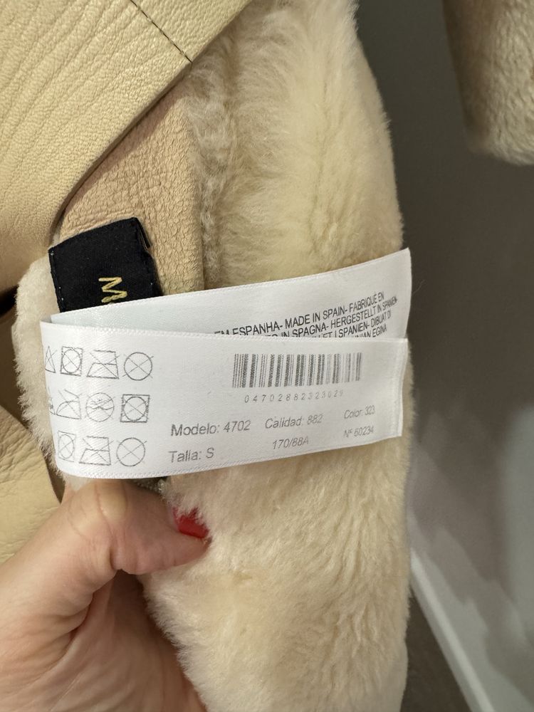 Дубленка натуральная massimo dutti