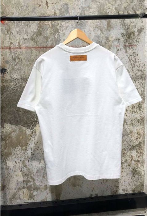 Tricou louis vuitton alb colectia noua