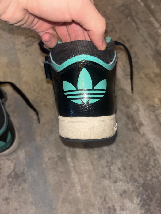 Papuci inalti ADIDAS marimea 38 verzi
