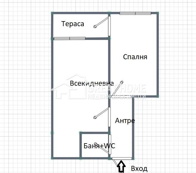 Продава се Двустаен апартамент в Търговище, Център - 54 кв.м за 1332 €/кв.м - Снимка #6
