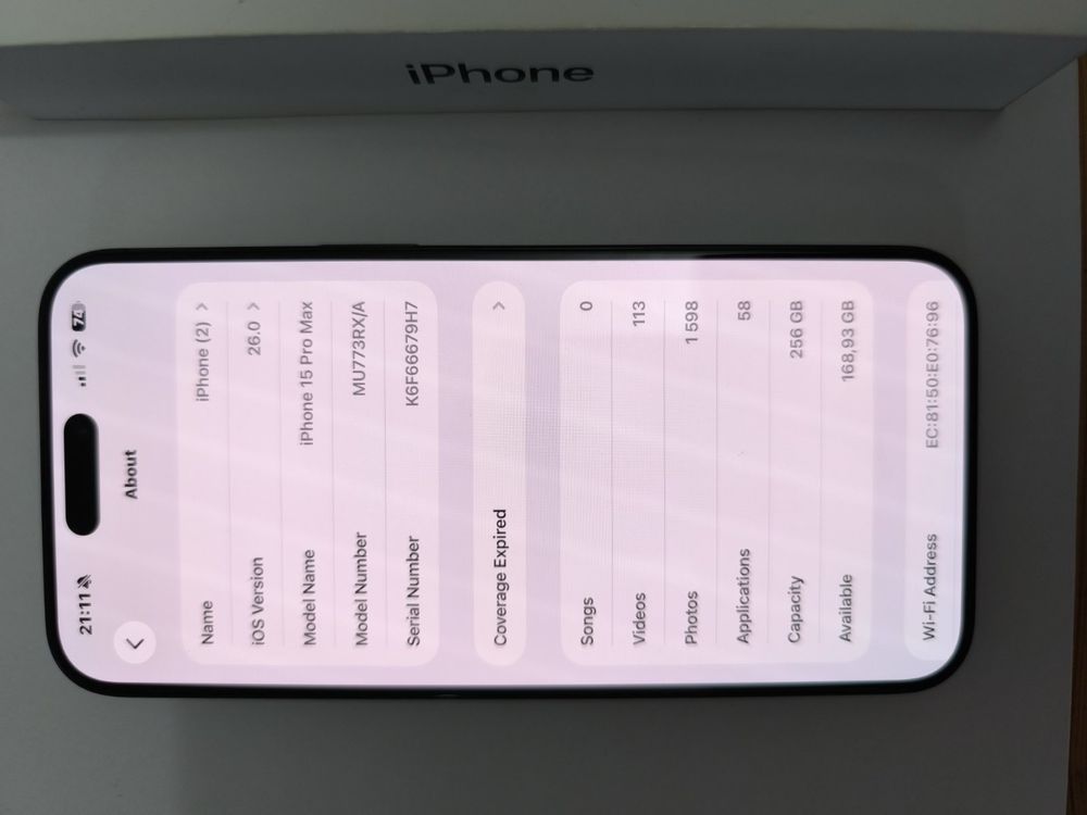 iPhone 15 Pro Max