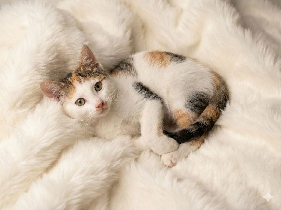 Pisicuta iubitoare pentru adoptie