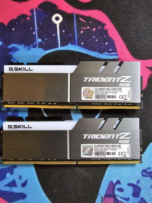 G Skill Trident Z 64 gb DDR4 la 4000MHZ Rgb !