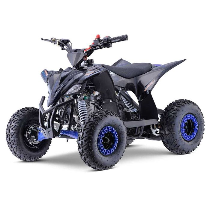 Atv copii 90cc Mini Rocket Raptor 6" automat 4T benzina albastru