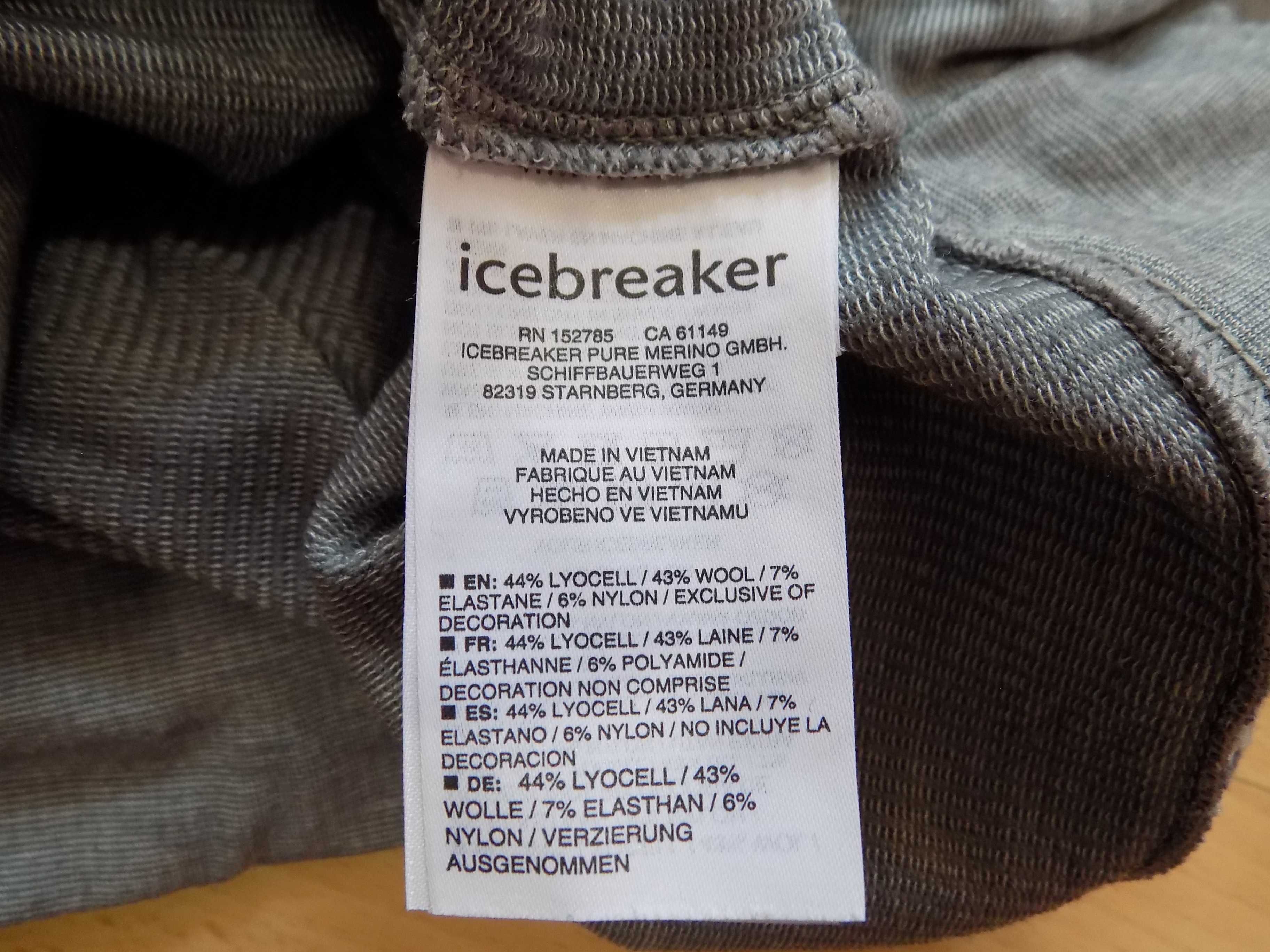 боди icebreaker merino wool фанела потник оригинал туризъм дамско XL/M