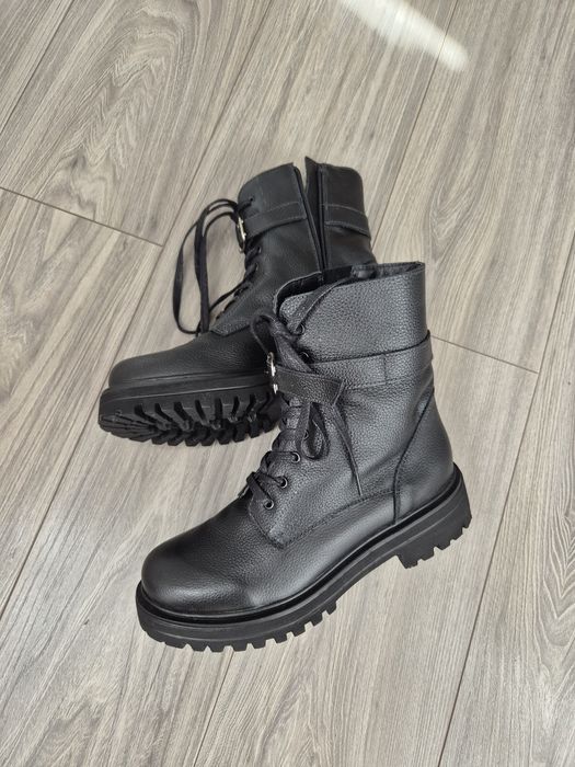 Ghete dama, piele naturala