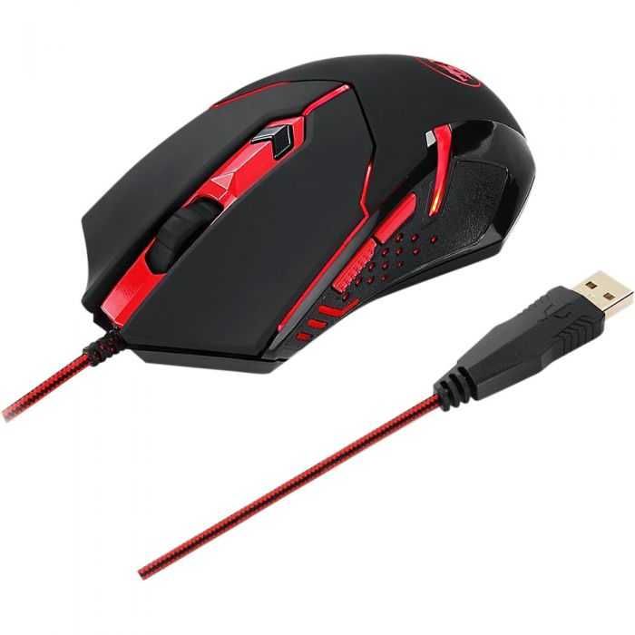 Kit Tastatura + Mouse + Pad + Casti Gaming Redragon 4 in 1, PC Gamer